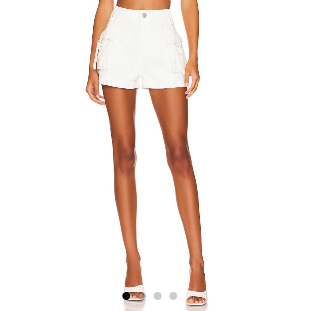 Superdown Janice Cream Cargo Shorts for Women